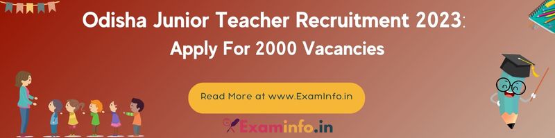 Odisha-Junior-Teacher-Recruitment-2023