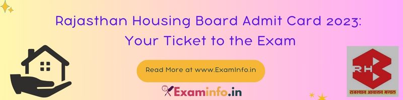 Rajasthan-Housing-Board-Admit-card