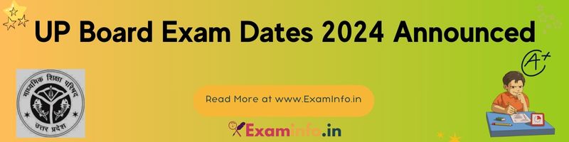 UP Board Exam time table 2024